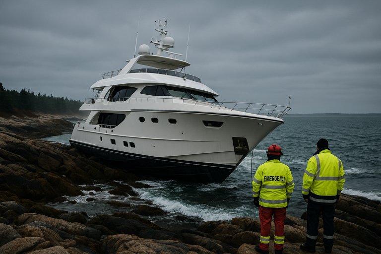 Authorities Respond to Luxury Yacht Crash on Nova Scotia Shore, Uncover $1.5M Onboard